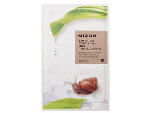 Mizon veido kaukė Joyful Time Essence Mask Snail su sraigių sekretu 23g 